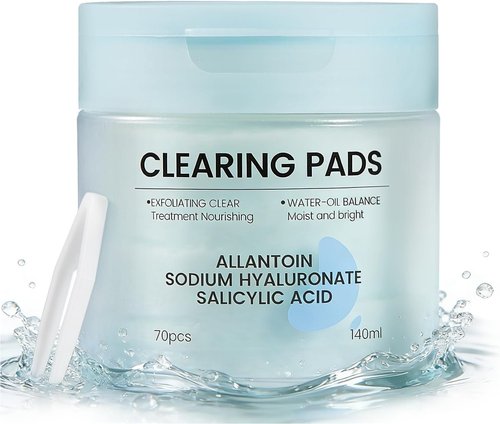 Salicylic Acid Pads - Gentle Pore Reducing Toner Wipes for All Skin Types | 70 Count