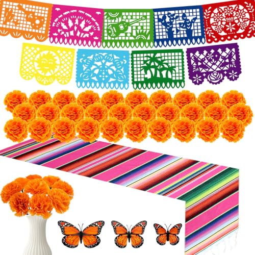 Dia De Los Muertos Decoration Set - Mexican Altar & Party Decor Kit