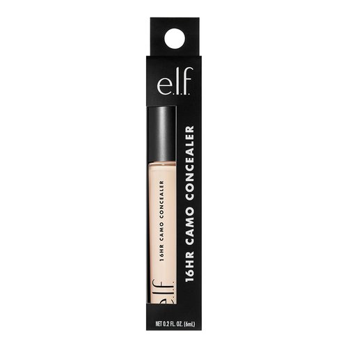 e.l.f. 16HR Camo Concealer - Full Coverage, Highly Pigmented Matte Finish, Light Ivory, 0.203 Fl Oz