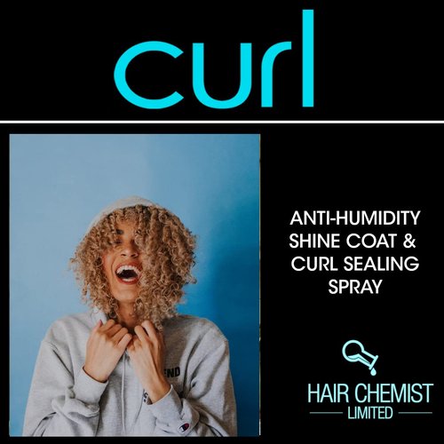 Hair Chemist CURL Anti-Humidity Shine Coat - Curl Sealing Spray, 8 oz (Pack of 2)