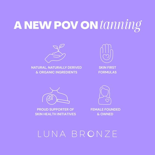 Luna Bronze Cosmic Bronzing Drops | Lightweight, Hydrating & Washable Liquid Bronze Drops | Non-Greasy Formula Enriched with Sodium Hyaluronate & Shea Butter | Responsible Mica (30ml/1.01 fl. oz)