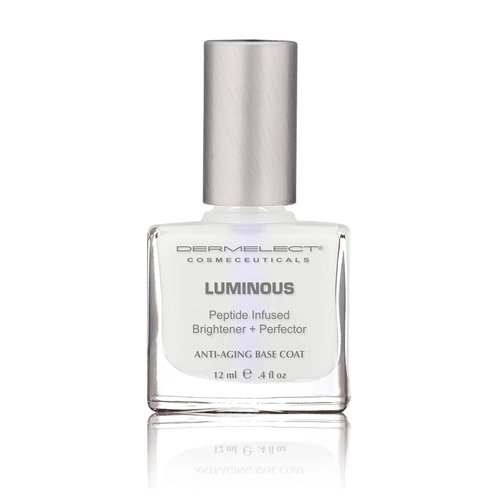 Dermelect Cosmeceuticals Luminous Nail Brightening Treatment - Dual Action Anti-Aging Formula for Damaged Nails, 0.4 oz