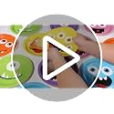 Colorful Face Plates 60Pcs 9-inch Cartoon Paper Plates for Birthday Party