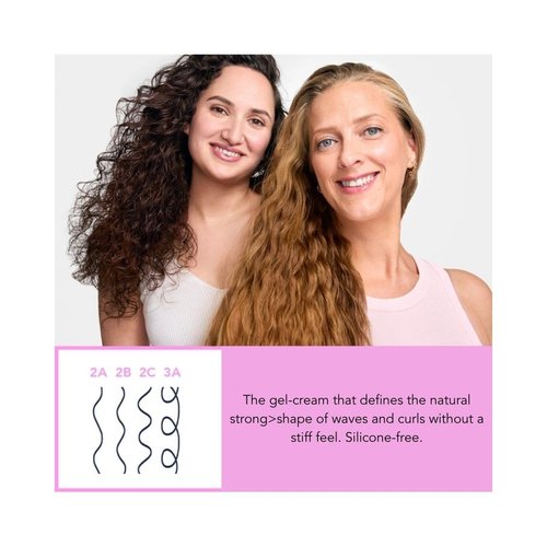 PHYTO Curl Definition Gel-Cream - Silicone-Free Curl Enhancer for Wavy & Curly Hair (2A–3A) - 24-Hour Anti-Frizz, Natural Hold & Shine - 5.07 fl oz