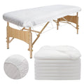 Rngwaper 50PC Disposable Fitted Massage Table Sheets, Elastic Massage Sheets, Breathable Spa Bed Cover,36 x 85 Inch