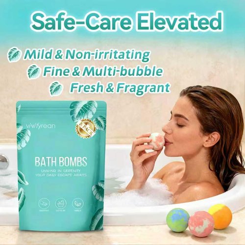 Bath Bombs for Women Gift Set, 8 Organic Bath Bombs Valentines Day, Birthday Gifts for Women, Girls, Adults, Relaxation Home SPA Bubble Bath, Self Care for Wife, Mother, Girlfriend