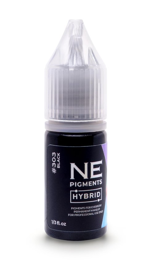 #303 Black Eyeliner - By Elena Nechaeva - Eyeliner Ink - Permanent Makeup - Professional Tattoo Pigment