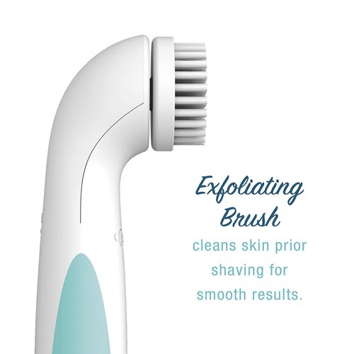 Conair Ladies All-In-One Personal Groomer, Trimmer, Foil Shaver for Women and Exfoliating Brush