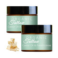 2PCS Grass Fed Beef Tallow with Frankincense Oil and Castor oil, Organic Beef Tallow Moisturizer for Skin, Organic Beef Tallow and Manuka Honey Balm for Face, Body