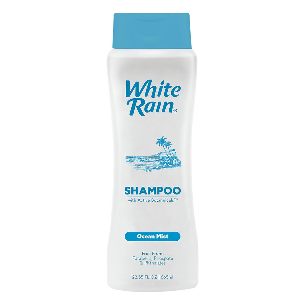 White Rain Moisturizing Shampoo - Ocean Mist Scent, 15 Fl Oz | Hydrating & Paraben-Free Formula for All Hair Types