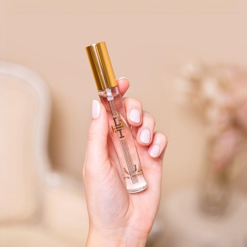 LOLLIA Elegance Travel Eau de Parfum - White Amber & Mirabelle | Captivating Women's Fragrance, 0.28 fl. oz.