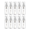 Cosywell Foam Soap Dispenser 2oz 10 Pack TSA Approved Empty Travel Pump Dispenser for Hand Soap Foaming Lash Shampoo for Cleanser, Dispenser(10Clear)
