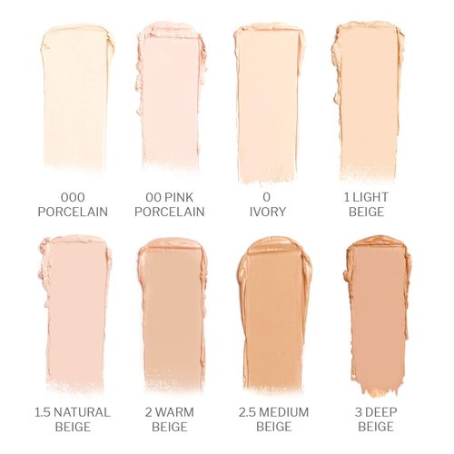 True + Luscious Camera Stick Foundation | Full Coverage Cream for Flawless Airbrushed Skin | Hydrating Non-Comedogenic Formula | Vegan Paraben-Free Cruelty-Free 0.49 oz | Shade 1.5: Natural Beige