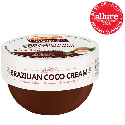 Palmer's Coconut Oil Formula Cream - Whipped Bum, Bust & Body Cream with Vitamin E, 8.8 Fl Oz | Skin Tightening & Firming