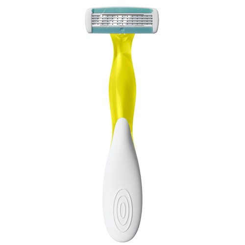 BIC Soleil Comfort Scented Disposable Razors for Women, Sensitive Skin Razor with Aloe Vera and VItamin E Lubricating Strip and 4 Blades, 3 Piece Razor Set