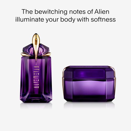 Mugler Alien Body Cream - Floral & Woody Scented Lotion with Jasmine, Wood & Amber - 6.7 Fl Oz