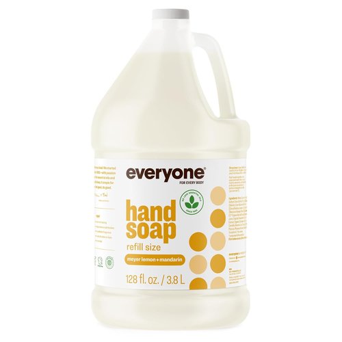 Everyone Liquid Hand Soap Refill - Meyer Lemon & Mandarin | 1 Gallon, Essential Oils for Kitchen & Bathroom