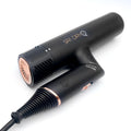SRILabs DryQ Smart Hair Dryer - Lightweight & Foldable Design - Infrared Ionic Technology - 3 Magnetic Attachments