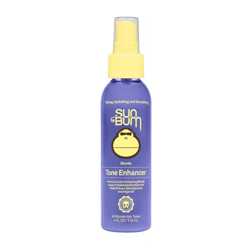 Sun Bum Blonde Tone Enhancer - Neutralizes Brass & Boosts Shine for Blonde Hair - 4 oz, UV Protection