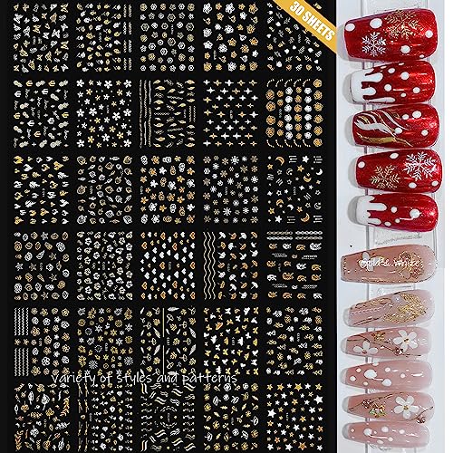 102 Sheets Nail Art Stickers & Storage Book Set - 5200+ Designs, 3D Rhinestones, Floral & Gold Decals for DIY Manicure