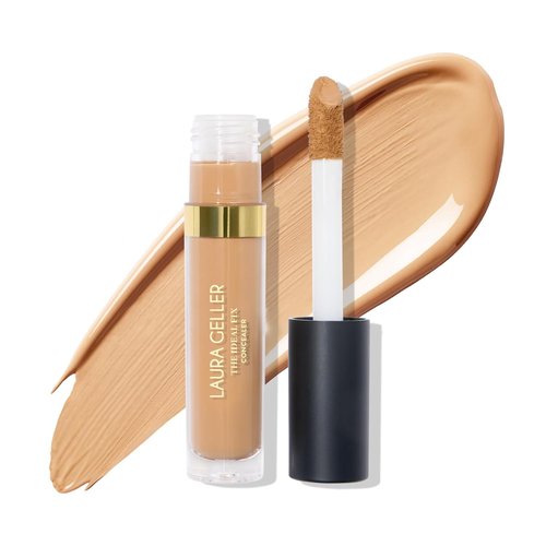 Laura Geller New York Ideal Fix Under Eye Concealer – Full Coverage, Anti-Aging, Hydrating – 04 Medium