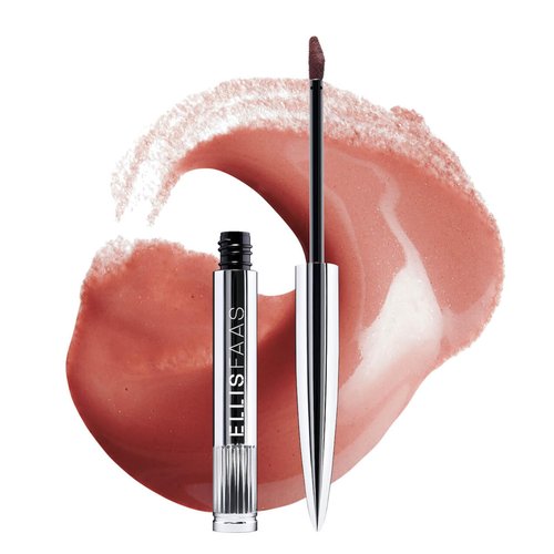 Ellis Faas Liquid Blush Dewy Cheek Tint Blendable & Buildable Long Lasting with Essential Oils, Rose Water & Squalene Contour & Highlight All Day Wear Face Makeup Made in Italy (302 Fresh Coral)