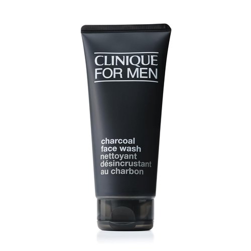 Clinique For Men Charcoal Face Wash - Detoxifying Gel Cleanser for All Skin Types | Unclogs Pores, 6.7 Fl Oz