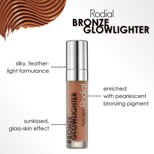 Rodial Bronze Glowlighter - Hydrating Liquid Cream Bronzer for Luminous Glow | 0.2 fl oz