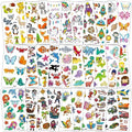 Kids Temporary Tattoos Set - Medium, 300+ Fun Mixed Designs for Boys & Girls