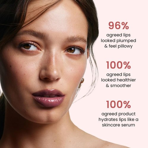 FeiCuiYun Lip Tinted Glowy Balm - Ultra-Hydrating Vegan Lip Serum | 2 Pcs for Sheer Shine & Soft Lips