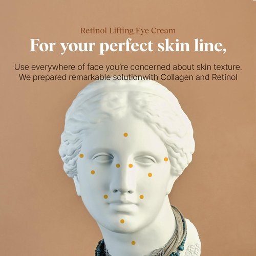 CLIV Retinol Lifting Eye Cream - Nourishing Formula for Puffiness Relief | 0.67 Fl Oz with Special Applicator