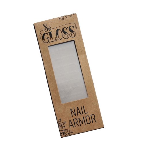 Nail Armor - Ultra Thin Peel-Off Nail Barrier Wraps for Gel Polish & Acrylics | 104 Wraps for Easy Application