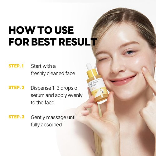 ROUND LAB Vita Niacinamide Dark Spot Serum 1.01 Fl Oz, Radiance-Boosting and Dark Spot Correcting Face Serum with Vitamin C, Improves Uneven Skin Tone, and Enhances Skin Clarity, Korean Skincare