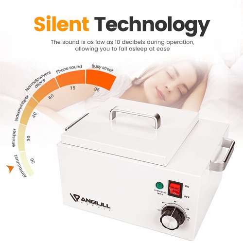 Anbull 5.5lb Professional Single Wax Warmer, Electric Lagre 2.5L Wax Heater Pot for Hair Removal with 20-120℃ Temperature Control, Paraffin Hot Facial Skin SPA Equipment