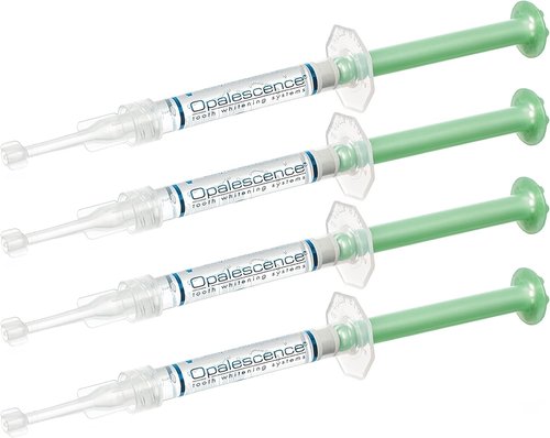 Opalescence 15% Gel Syringes Teeth Whitening Refill Kit - Low Sensivity (4 Syringes) - Cool Mint - Carbamide Peroxide - Made in The USA by Ultradent Tooth Whitening 5195-2