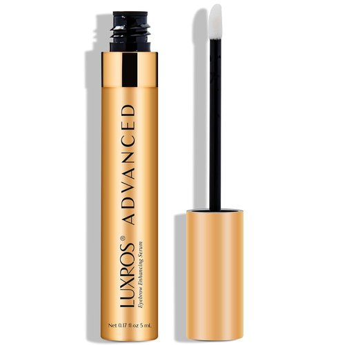 LUXROS Advanced Growth Serum for Full, Thick Eyebrows - USA Made, Visible Results in 4-8 Weeks (5 ml)