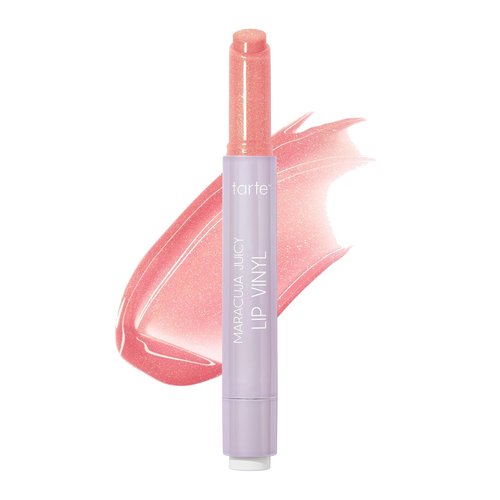 Tarte Maracuja Juicy Lip Vinyl Gloss - Hydrating & Volumizing Balm with Hyaluronic Acid & Vitamin E for Fuller Lips | Vegan & Cruelty-Free