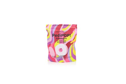 Spongellé Bubblegum PediPOP! Pedi Buffer & Nail File | All-in-One Pedicure Treatment | Exfoliates, Softens & Cleanses | 30+ Washes | Vegan & Cruelty-Free