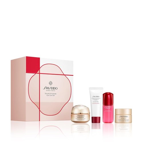 Shiseido Eye Care Set - Smooth & Hydrate with Cleansing Foam, Serum, Wrinkle Cream & Eye Cream - $145 Value