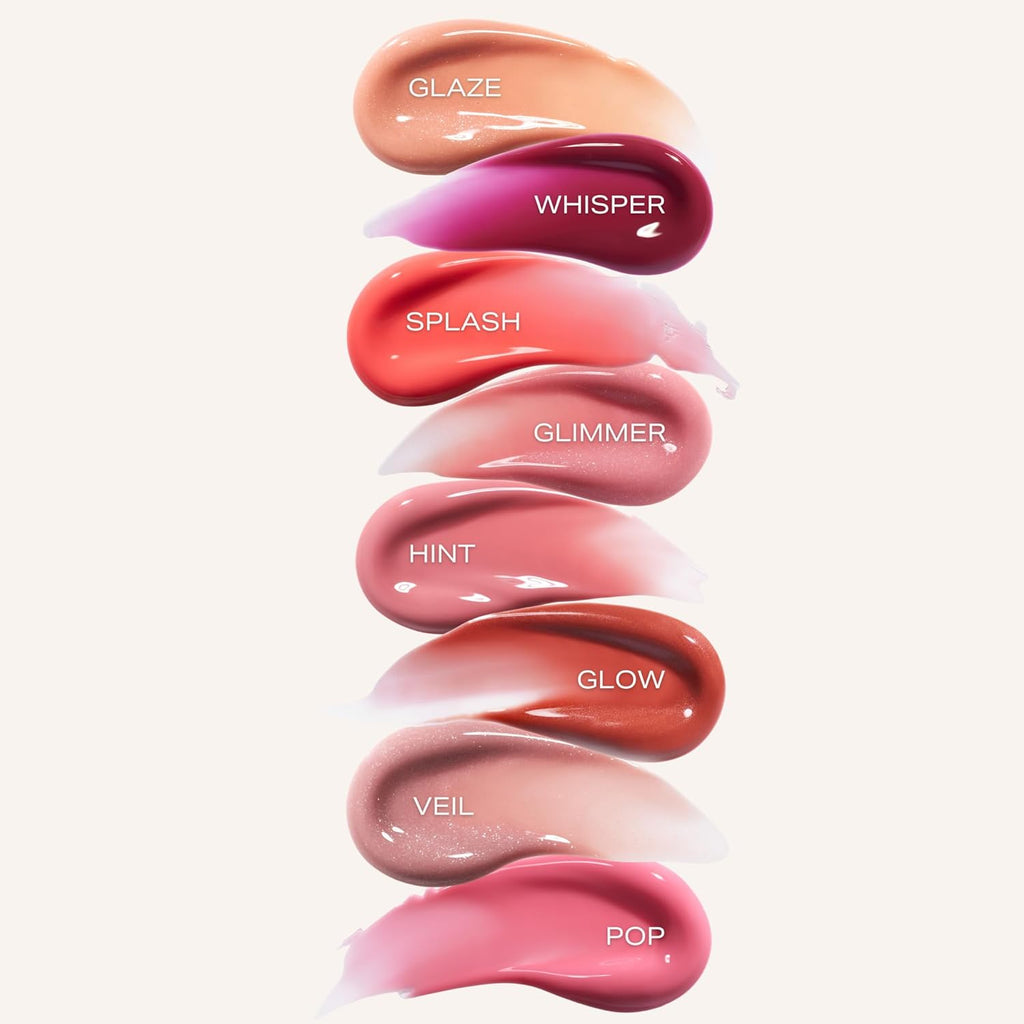 Woosh Beauty Spin-On Lip Gloss - Hydrating Hyaluronic Acid & Shea Butter, Vegan & Cruelty-Free, Glow Finish