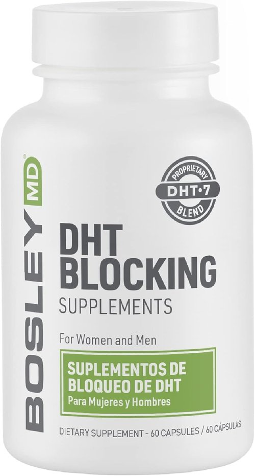 DHT·7 DHT Blocking Supplements - Promote Thicker, Fuller Hair with Saw Palmetto & Reishi - 60 Capsules