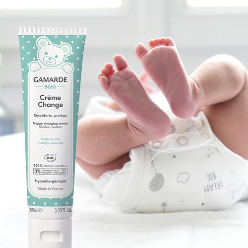 Gamarde Baby Change Cream - Soothing Diaper Rash Cream for Delicate Skin - 3.52 oz