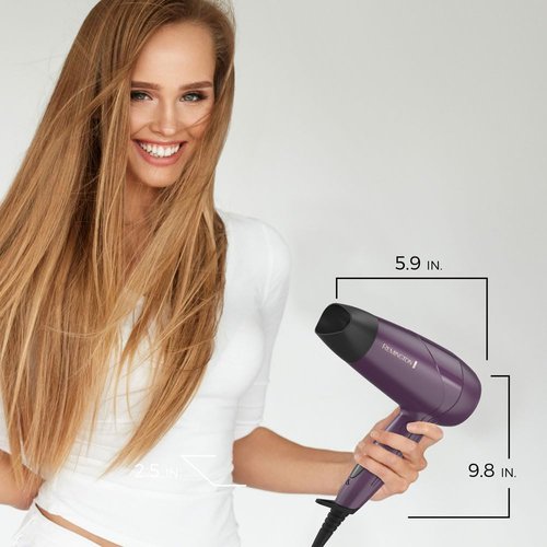 Remington Advanced Thermal Technology Hair Dryer, Travel Friendly Folding Handle, 1875 Watts of Drying Power
