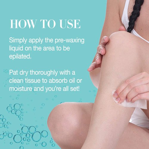 Clean + Easy Cleanse- Pre Wax Cleanser, Removes Any Traces of Oils and Make-Up Before Hair Removal, Essential Pre-Treatment for Effective Waxing, 16 Oz