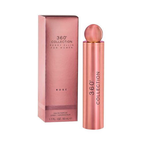 Perry Ellis Collection Rosé Eau De Toilette Spray for Women - Elegant Floral & Fruity Perfume, 1.7 fl oz (50 mL)