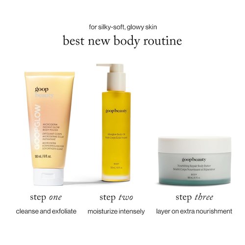 Goop Beauty Body Oil - Moisturizer for Dry Skin with Kakadu Plum & Sea Buckthorn | Instant Hydration & Firming | 4 fl oz