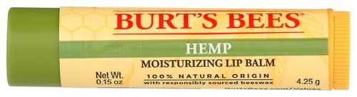 Burts Bees Hemp Moisturizing Lip Balm - Nourishing Formula for Unisex | 0.15 oz Hydrating Balm