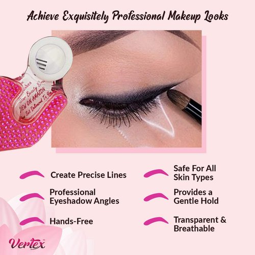 Skiennix Makeup Tape Eyeliner Stencils - Firm Hold Liquid Liner for Clean Edge Eyeshadow Lines | Perfect for Beginners