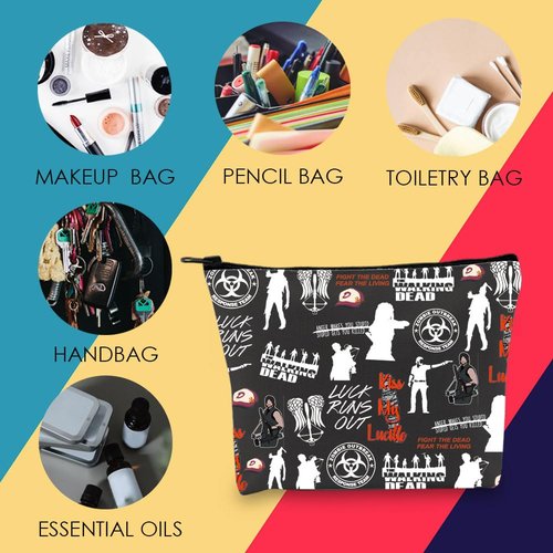 MNIGIU TV Series Cosmetic Bag TV Series Merch TV Series Fans Gift TV Series Themed Gift (Run-out Black Bag)