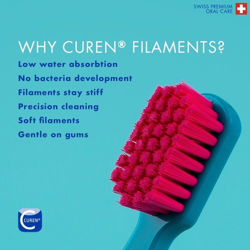 Curaprox CS 5460 Ultra-Soft Toothbrush – for Sensitive Teeth & Gums | Gentle Plaque Removal | 3-Pack |Random Colour